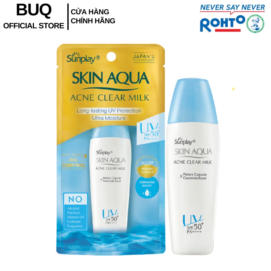 Kem Chống Nắng Dưỡng Da Ngừa Mụn Sunplay Skin Aqua Acne Clear Spf50+ 25g