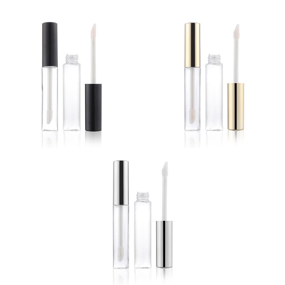 Set 2 / 5 Ống Đựng Son Bóng Mini Kèm Cọ Tiện Dụng DIY