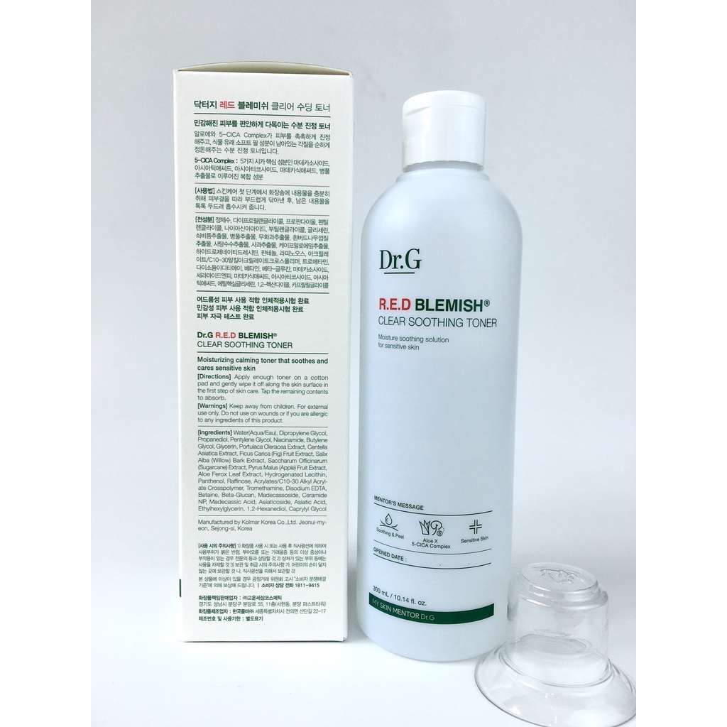 Nước hoa hồng Dr.G R.E.D Blemish Clear Soothing Toner 300ml