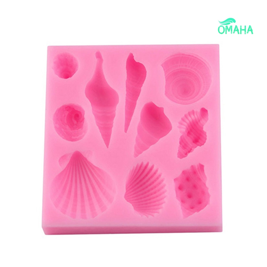 Khuôn Làm Bánh / Sô Cô La Chống Dính Hình Vỏ Sò