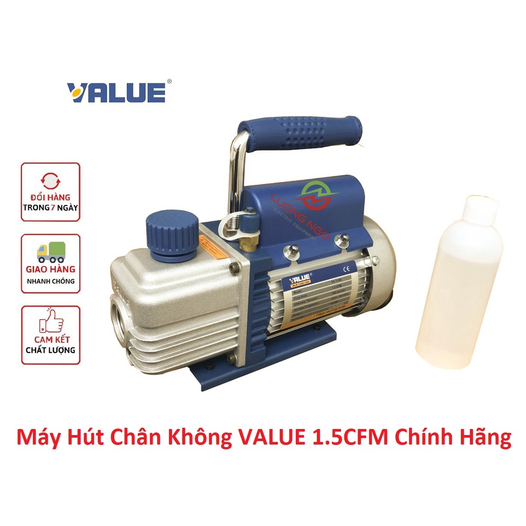 Máy hút chân không VALUE 1.5CFM chính hãng