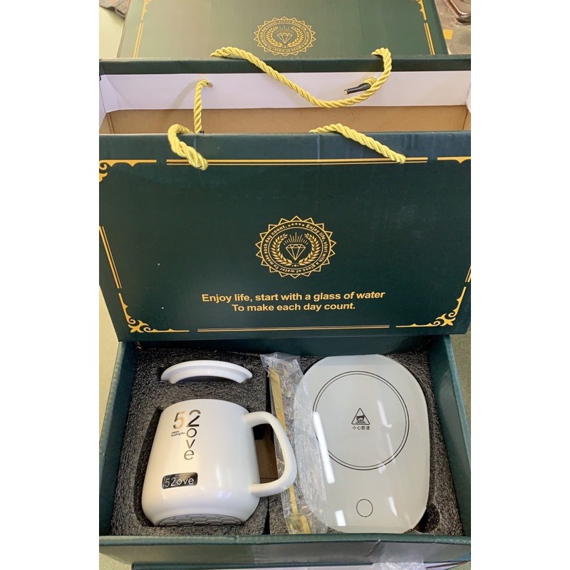 Ca hâm sữa/trà/cafe kèm đế điện | BigBuy360 - bigbuy360.vn