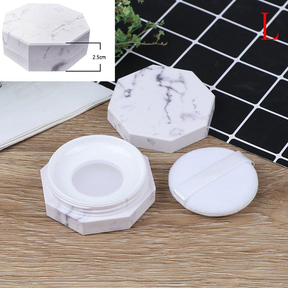 Hộp Nhựa Đựng Phấn Bột Kèm Bông Trang Điểm DANILO