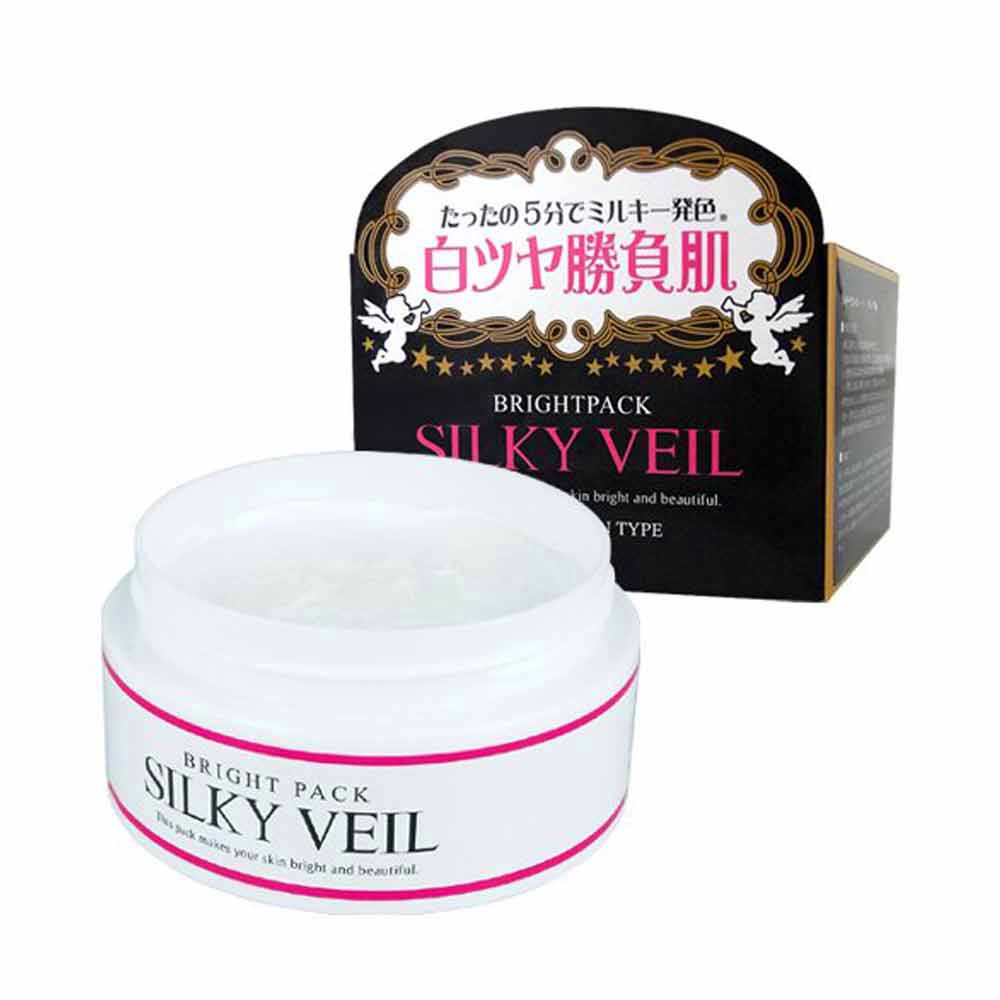 Kem dưỡng trắng nâng tone da toàn thân Silky Veil Bright Pack 100g