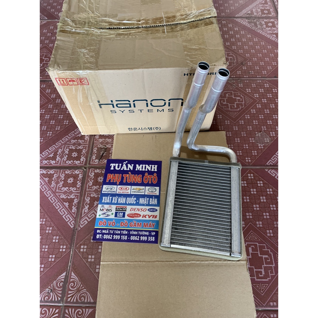 Giàn sưởi trong xe / két sưởi trong xe Morning 2012-2018