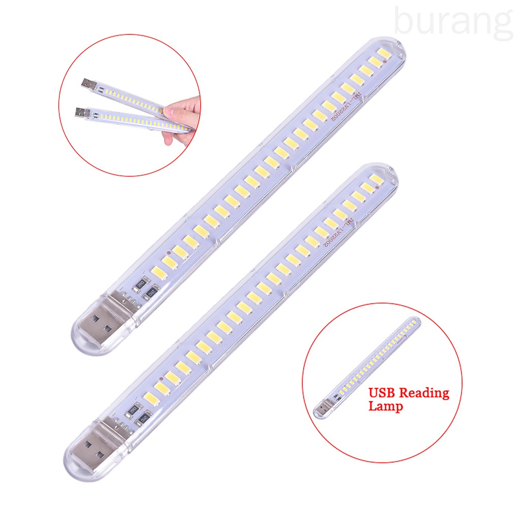 Đèn led USB đọc sách bằng nhựa di động tiện dụng cho nhà ở/ ký túc xá