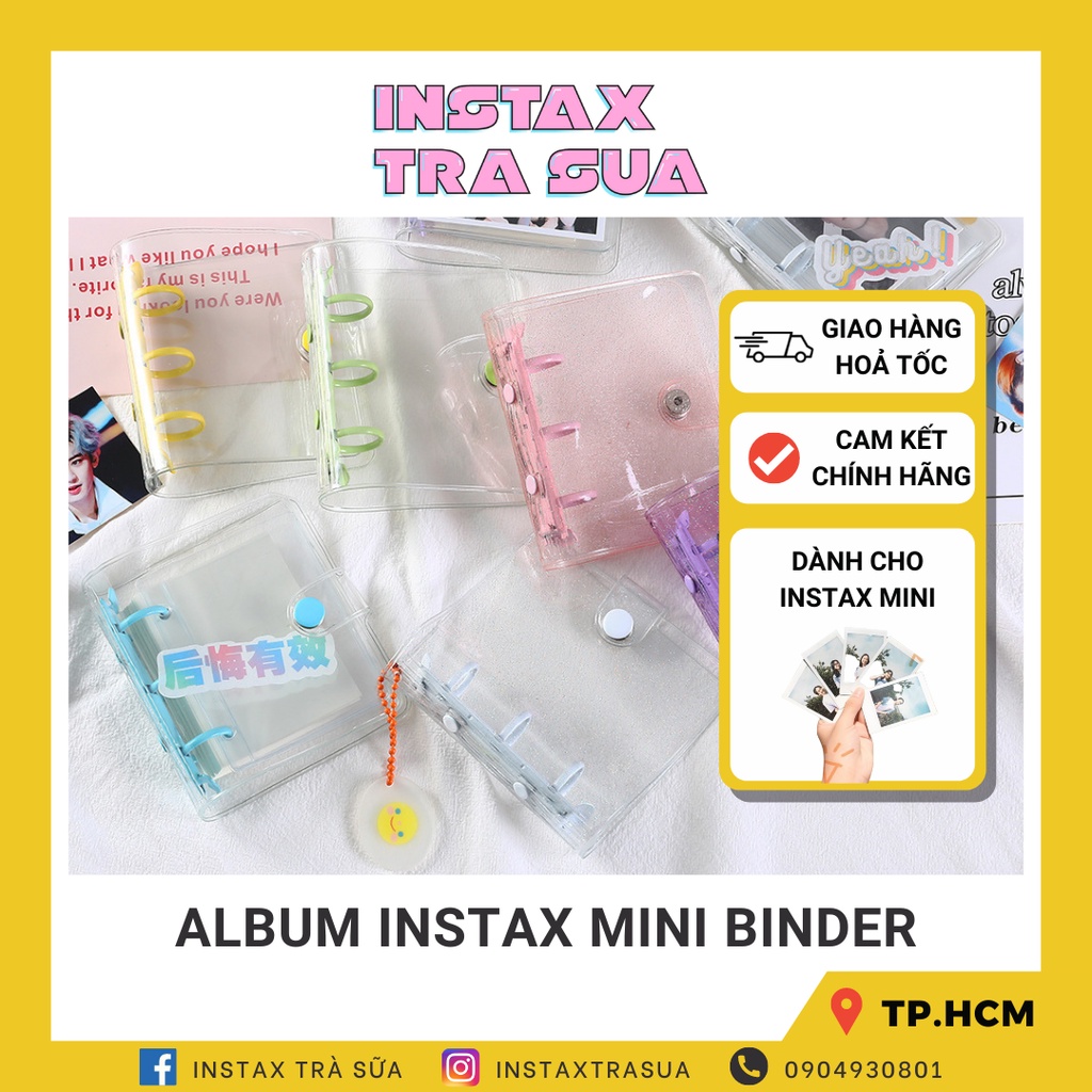 ALBUM INSTAX MINI - BÌA CÒNG (20 ảnh)