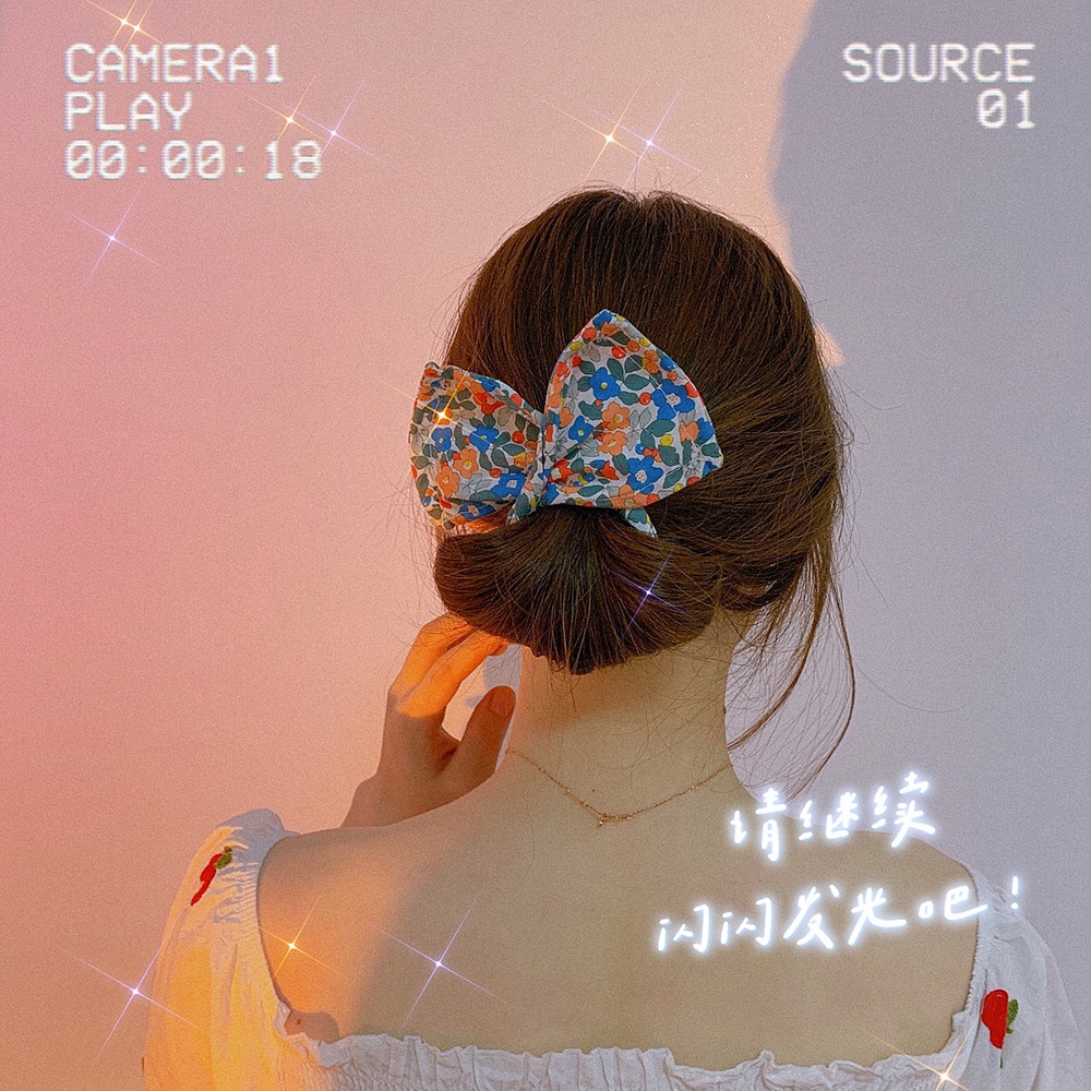 Dây buộc tóc kiểu nơ đáng yêu thời trang dành cho phái nữ