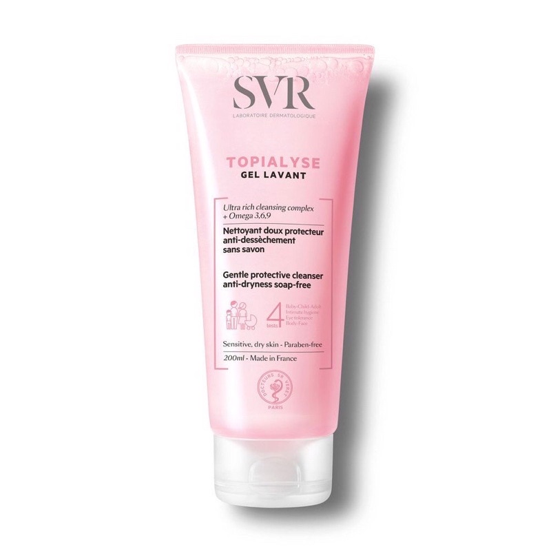 Sữa rửa mặt SVR da khô - SVR topialyse gel lavant