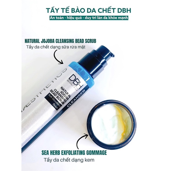 Tẩy Da Chết Vật Lý DBH Natural Jojoba Cleansing Bead Scrub