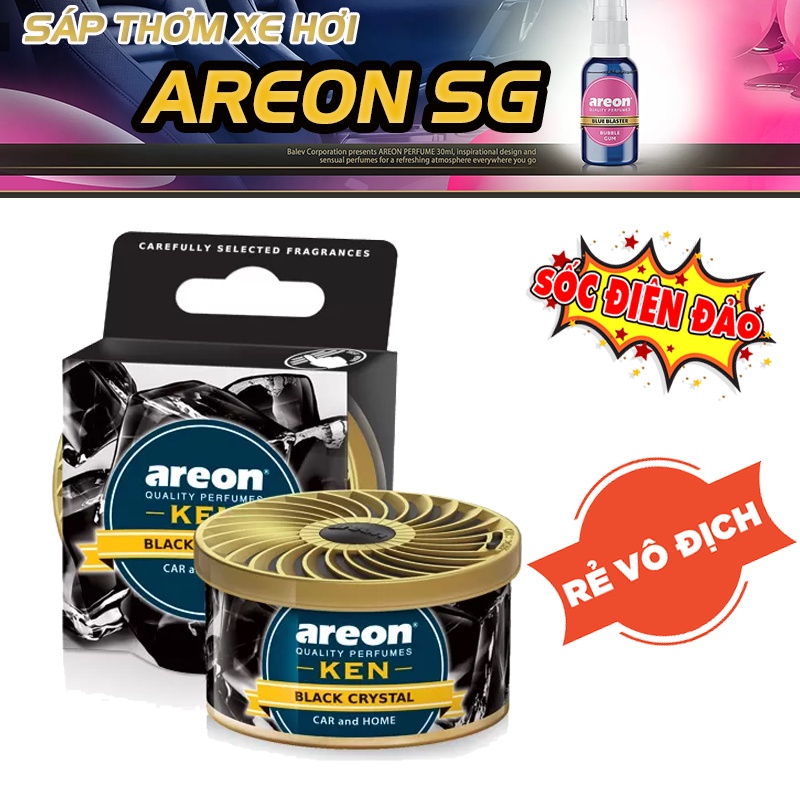 Sáp Thơm Nước Hoa Ô Tô AREON - BLACK CRYSTAL