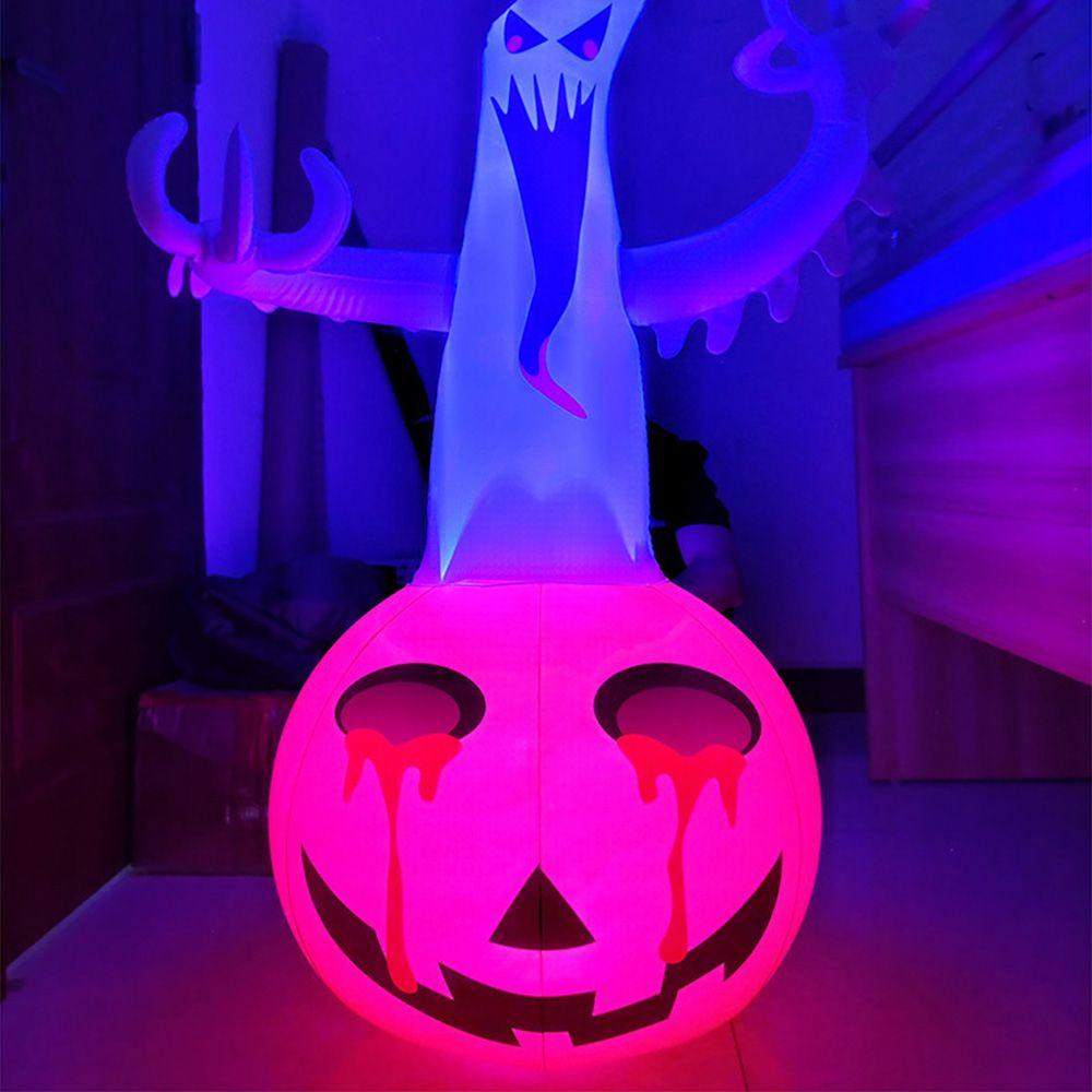 LLOYD Bong Bóng Bơm Hơi Dài 1.2M Hình Bí Ngô Ma Bí Ngô Trang Trí Halloween