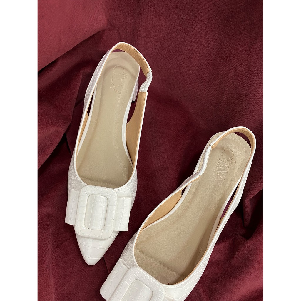 OLV - Giày Chalky Slingback Pumps