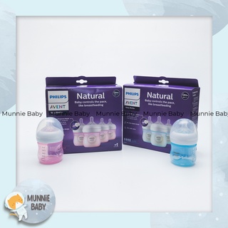 ( Có đổi size núm) Bình sữa Avent Natural MẪU MỚI 125ml / 260ml