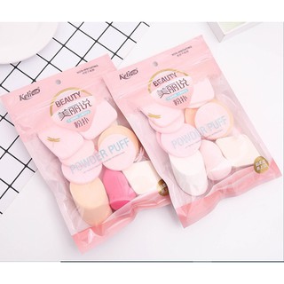 [SALE] Bộ 13 bông phấn kem nền dẻo--Beauty powder puff