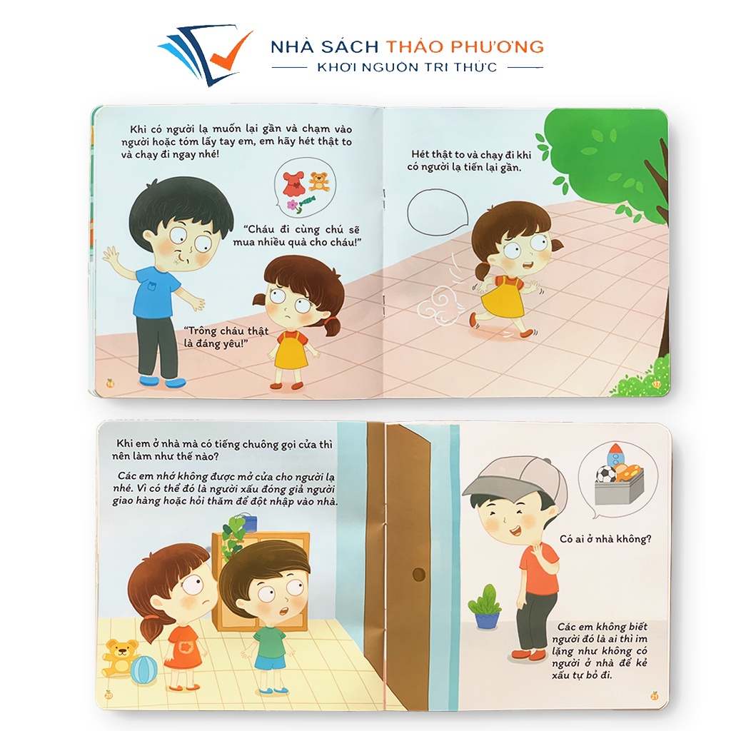 Sách - Cẩm Nang An Toàn Dành Cho Bé Từ 3-12 Tuổi - Quét Mã QR File Nghe (Lẻ cuốn)