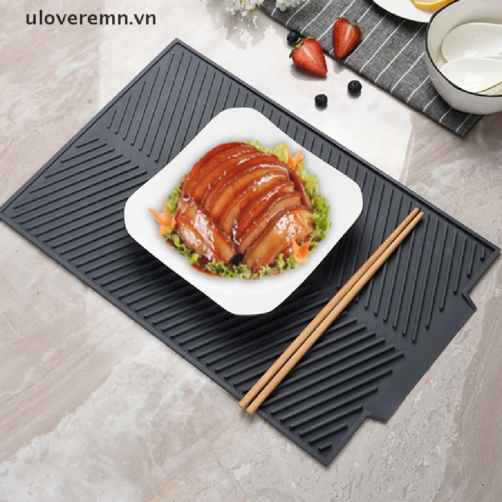 Thảm Silicone Úp Chén Đĩa Ráo Nước Tiện Dụng Cho Nhà Bếp