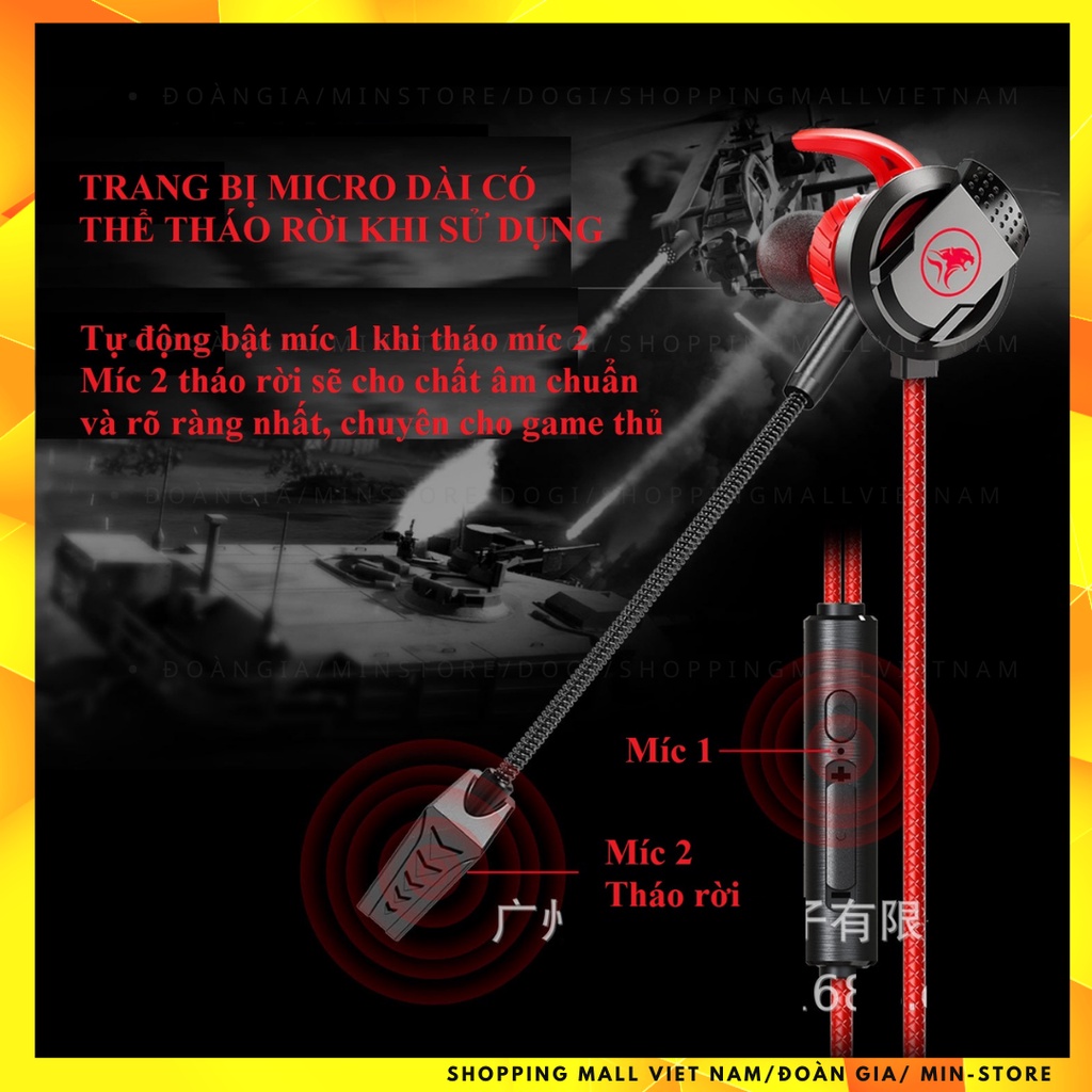 Tai nghe gaming có dây PLEXTONE xMOWi có thể tháo rời,tích hợp micro dài, chuẩn 3.5mm và Type C