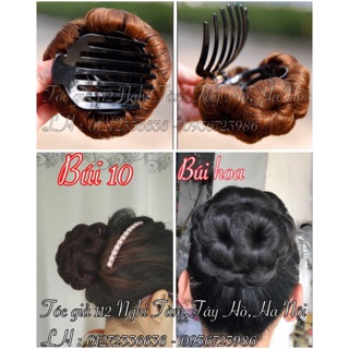 Búi hoa dạng cài siêu đẹp
