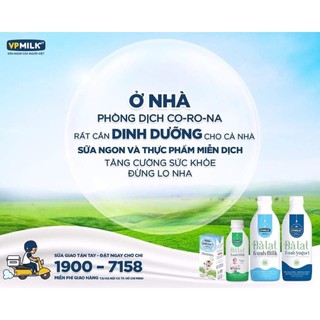 Sữa tươi thanh trùng VPMilk 950ml- Đà lạt Fresh milk không đường