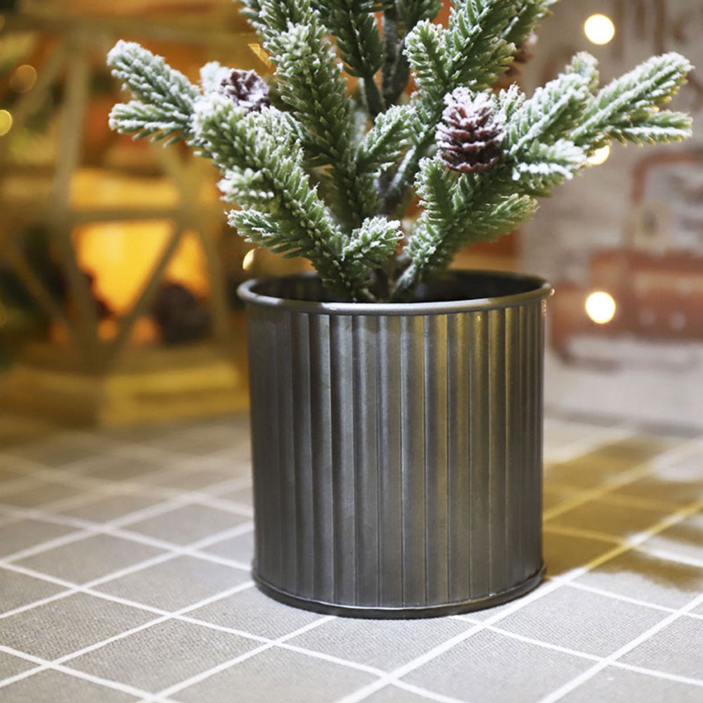 Cây Thông Giả Bằng Sắt PE 19X30.4Cm Dùng Trang Trí Giáng Sinh