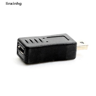 linxinhg Black Micro USB Female to Mini USB Male Adapter Charger Converter Adaptor HOT SALE