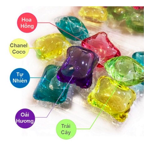 30 Viên Giặt Xả Quần Áo Siêu Tiện Lợi