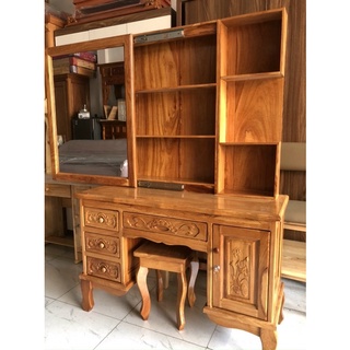 bàn trang điểm gỗ gỏ đỏ( đủ kích thước)