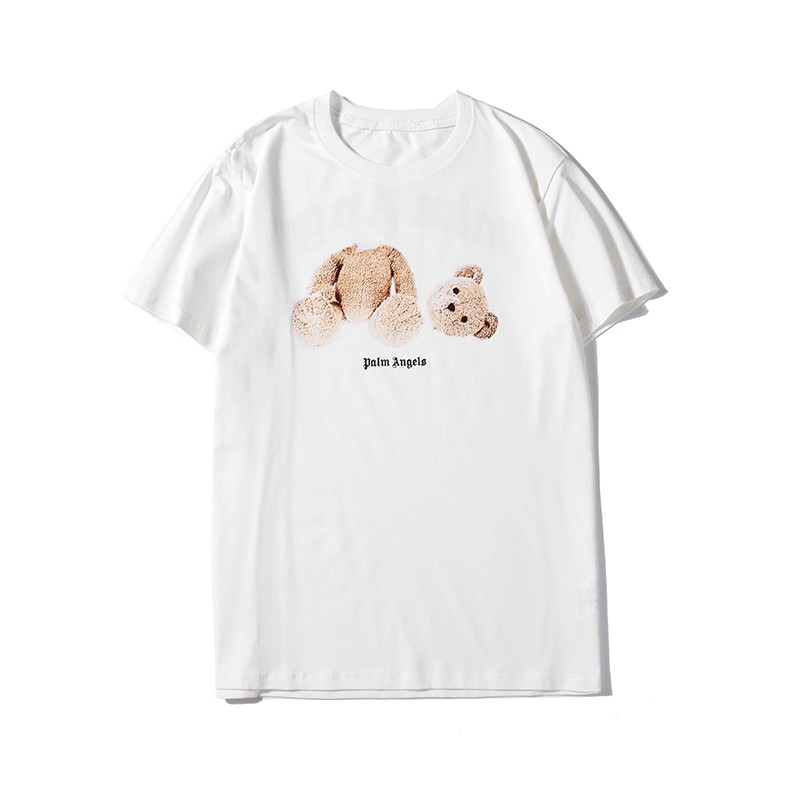 Áo thun tay lỡ gấu Palm Angels Tee  - Oversize nam nữ unisex Gấu Teddy Bear rơi đầu