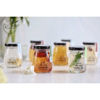 Lô 60 hũ thủy tinh 100ml nắp thiếc vặn chưng yến, đựng dầu dừa, làm sữa chua (Nắp đen hoặc vàng)