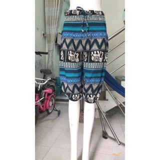 Quần alibaba bo gấu lửng 7 tất