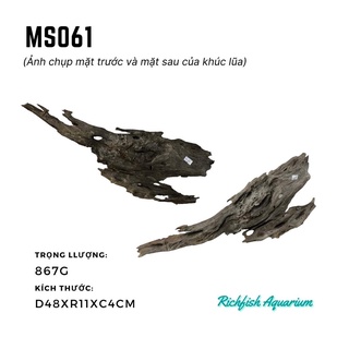 Gỗ lũa dùng setup layout bể cá cảnh thủy sinh từ 30-60cm (Ms054-Ms062)