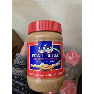 Bơ đậu phộng Crown 510g-Nhập khẩu 100%từ Mỹ