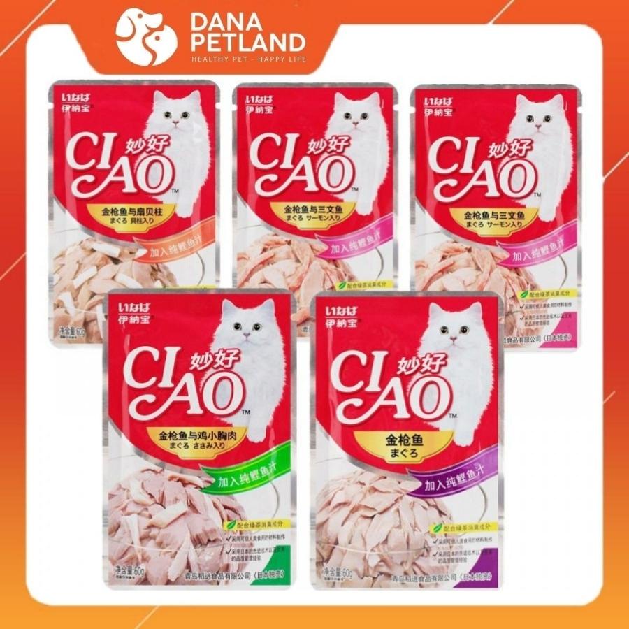 Pate Cho Mèo Ciao, Pate gói Ciao 60g