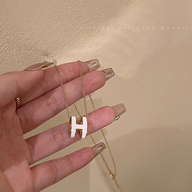 Dây Chuyền Hình Chữ H Thời Trang Sang Trọng Dành Cho Nữ