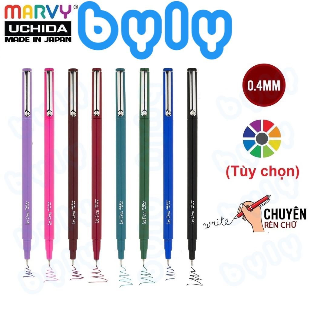 Bút lông kim Le Pen Marvy 4300, mực kháng nước và bền màu - ByLy Store