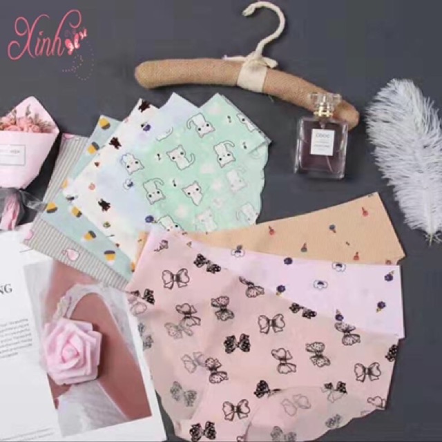 Quần su viền sóng vibrant girl hoạ tiết kute 40-58kg mặc vừa