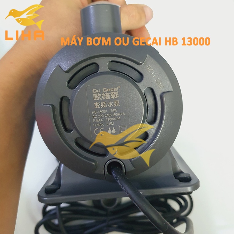 Máy Bơm Ou Gecai HB13000 - Bơm Nước Cao Cấp Cho Bể Cá