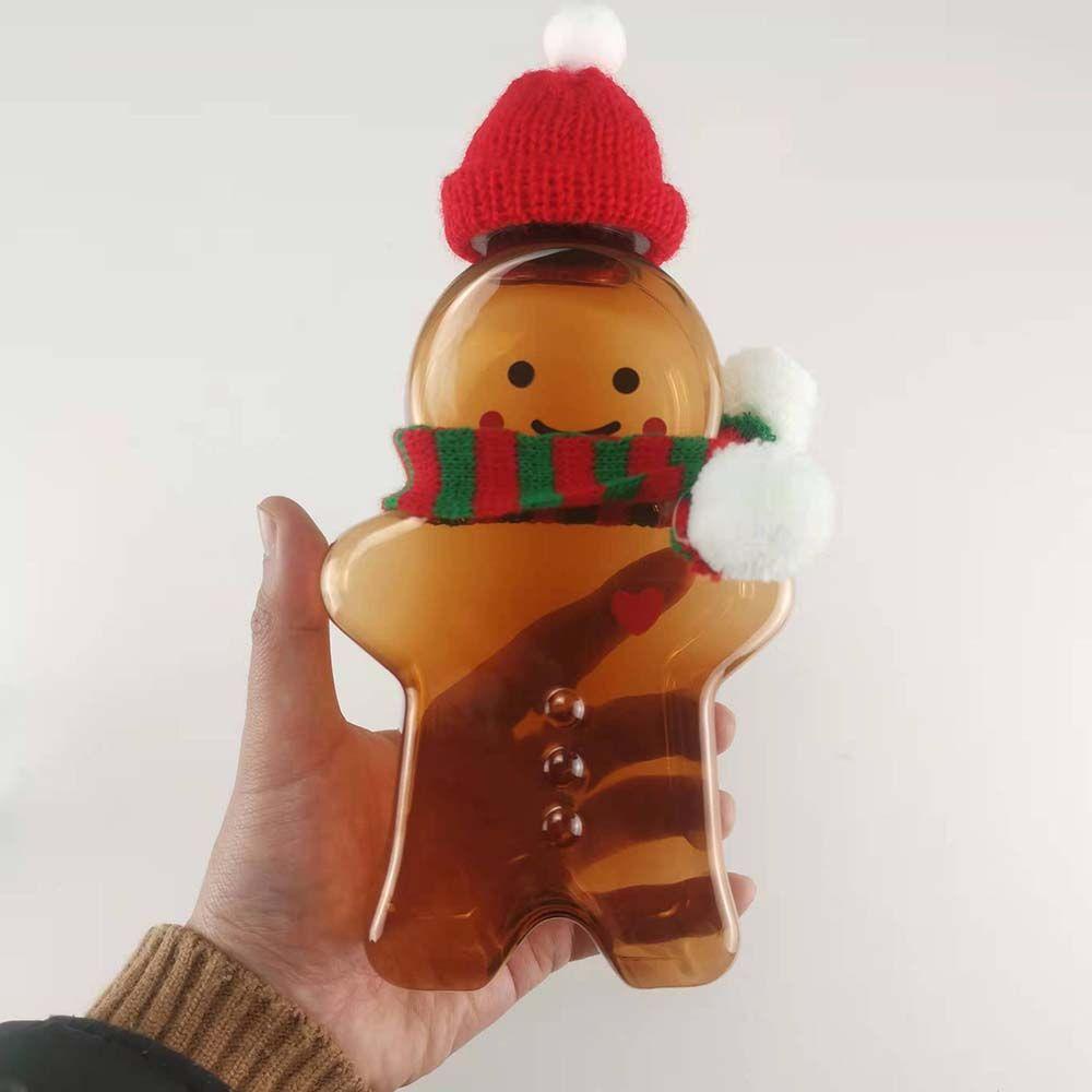 Bình Nước 500ml Hình Bánh Gừng Giáng Sinh Đáng Yêu