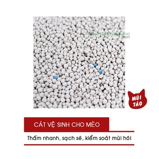 Cát Vệ Sinh Cho Mèo Hương Táo - Bao 1kg - [Nông Trại Thú Cưng]