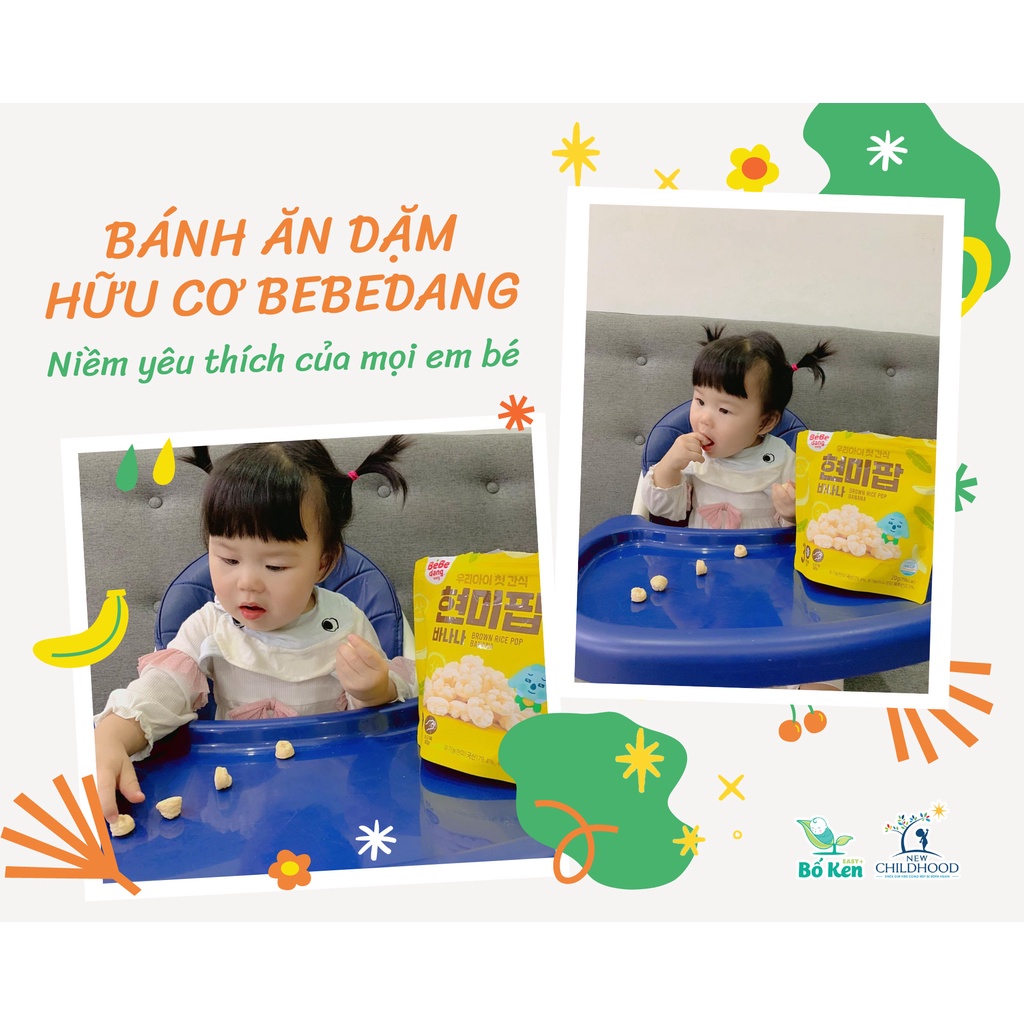 Bánh Ăn Dặm Hữu Cơ Bebedang/ Mom's choice/Well &amp; Good [Độ Tuổi Từ 6m+, 100% Nhập Khẩu Hàn Quốc]