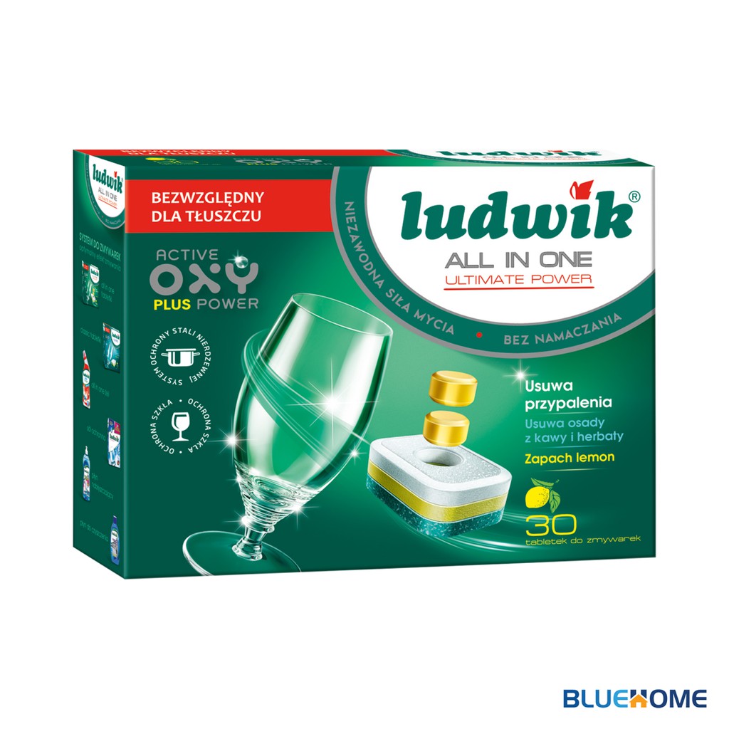 Viên rửa chén Ludwik All in one 30 viên