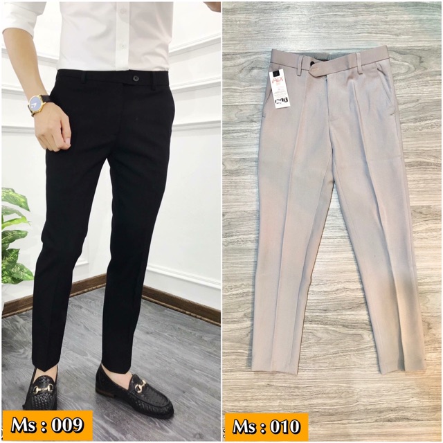 [ GIẢM 30% ] QUẦN ÂU LOGO ĐÍNH ĐÁ KHÂU SIÊU BỀN | BigBuy360 - bigbuy360.vn