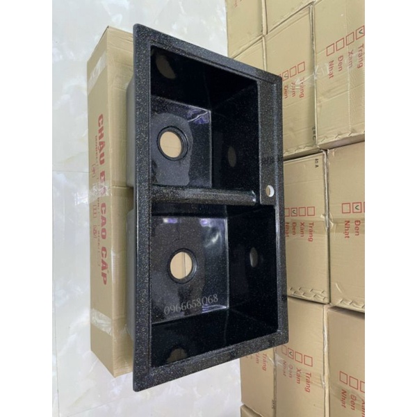 Chậu rửa chén đá nhân tạo 84x50x23