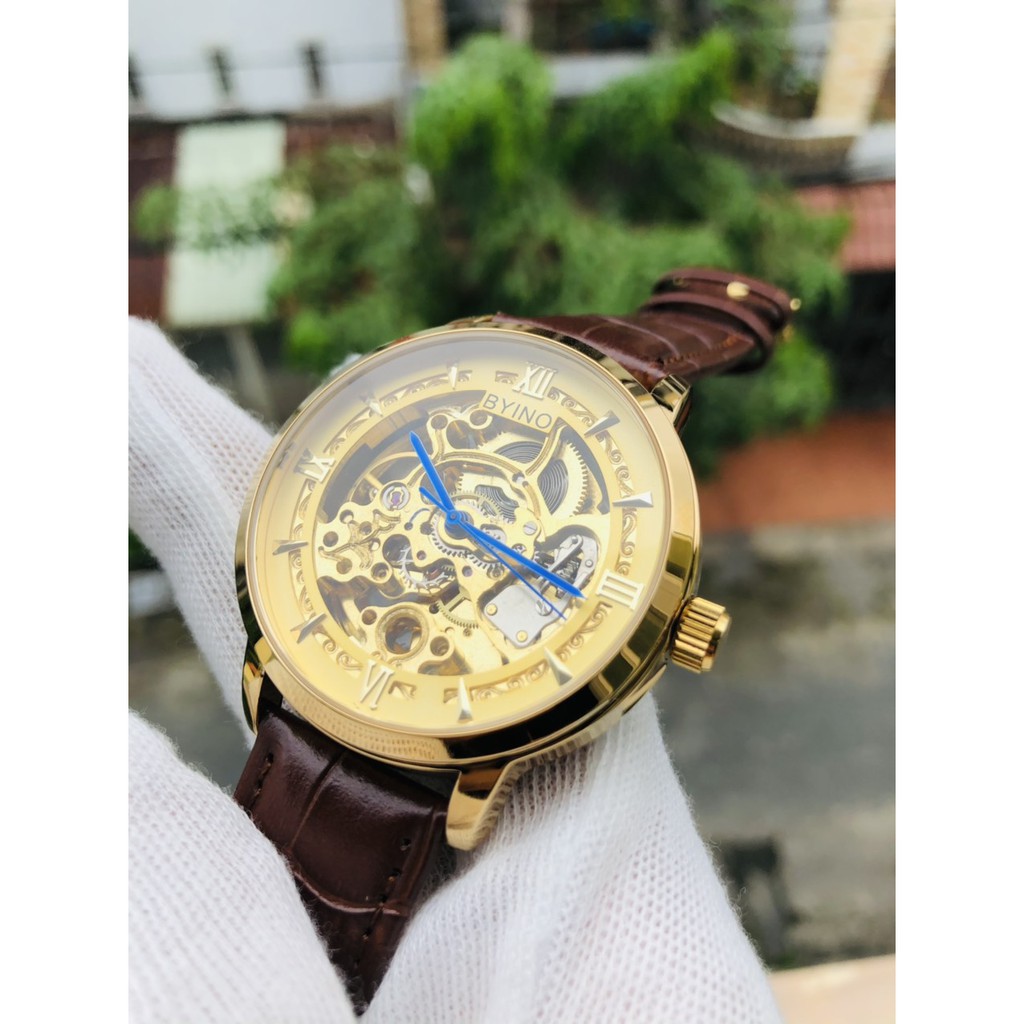ĐỒNG HỒ BYINO CƠ LỘ MÁY NAM AUTOMATIC KIỂU DÁNG SANG TRỌNG , HOT TREND | BigBuy360 - bigbuy360.vn