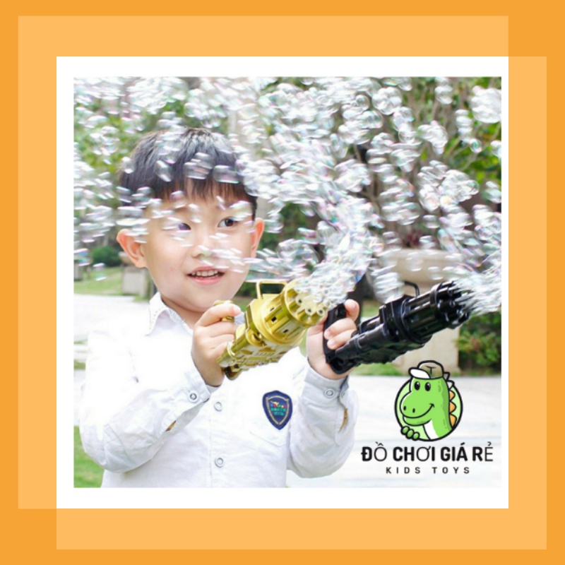 Súng bắn BONG BÓNG xà phòng 8 lòng