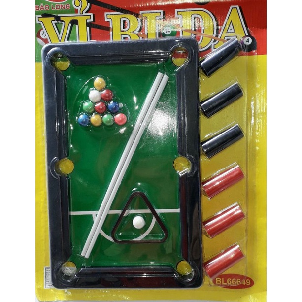 Bàn bida lổ có chân bằng nhựa kích thước 42*22cm