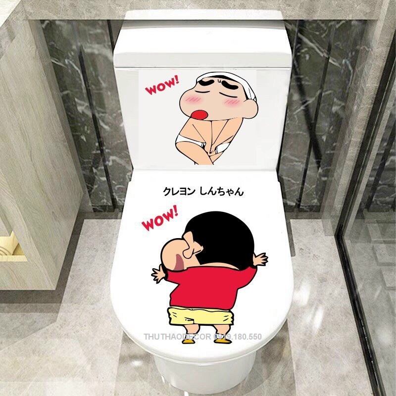 Decal dán TOILET - Trang trí nhà cửa - THUTHAODECOR