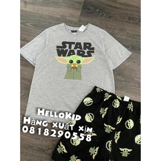 B149 - Bộ thun cotton Starwar cho bé