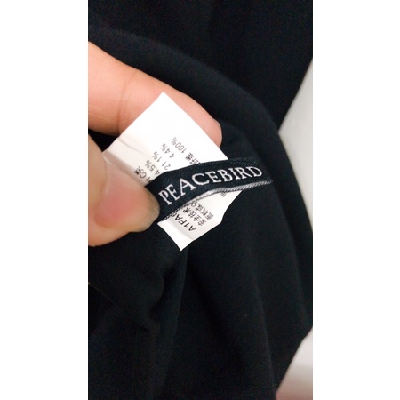 Đầm yếm đen PEACEBIRD - new 98%
